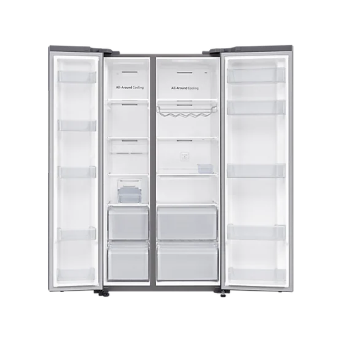 Samsung 647L Side By Side Fridge With Space Max Technology - Matt Silver (Photo: 2)